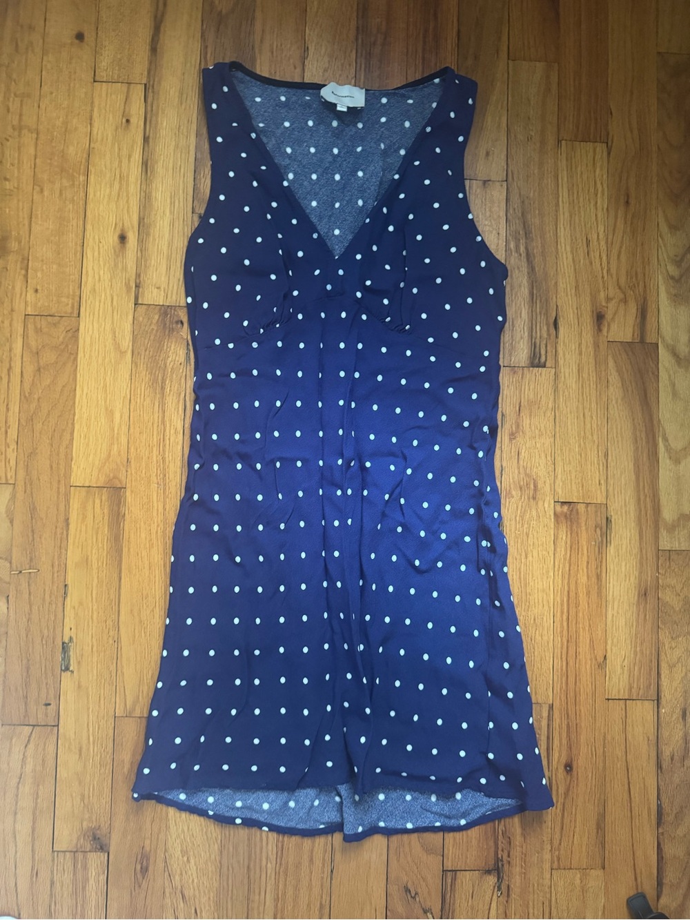 Reformation Calix Mini Dress Navy - Picture 5 of 7